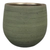 Bloempot Lydia - D22 X H20cm - Shiny Green -Plant Benodigdheden Winkel bloempot lydia d22 x h20cm shiny green bloempot 1
