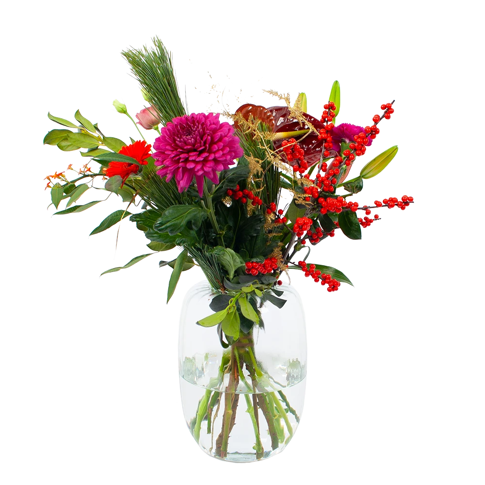 Boeket Liefdevolle Kerst Middel 3 Boeket Liefdevolle Kerst Middel