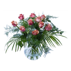 Boeket Rosa Roze Middel