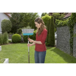 Combisysteem Terrasbezem - 32cm - Grijs - Gardena -Plant Benodigdheden Winkel combisysteem terrasbezem 32cm grijs gardena 4 2