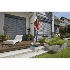 Combisysteem Terrasbezem - 32cm - Grijs - Gardena -Plant Benodigdheden Winkel combisysteem terrasbezem 32cm grijs gardena 5 2
