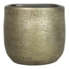 Muur Bloempot Mira - D18 X H16cm - Goud 1 Muur Bloempot Mira - D18 X H16cm - Goud -Plant Benodigdheden Winkel muurpot mira d18 h16cm industrieel goud muurpot 1