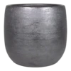 Bloempot Mira - D34 X H31cm - Antraciet -Plant Benodigdheden Winkel pot mira d34 h31cm industrieel zwart bloempot antraciet 1