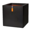 Capi Plantenbak Vierkant Urban Smooth NL - L50 X B50 X H50cm - Zwart -Plant Benodigdheden Winkel pot vierkant smooth nl 50x50x50 zwart plantenbak 1 4