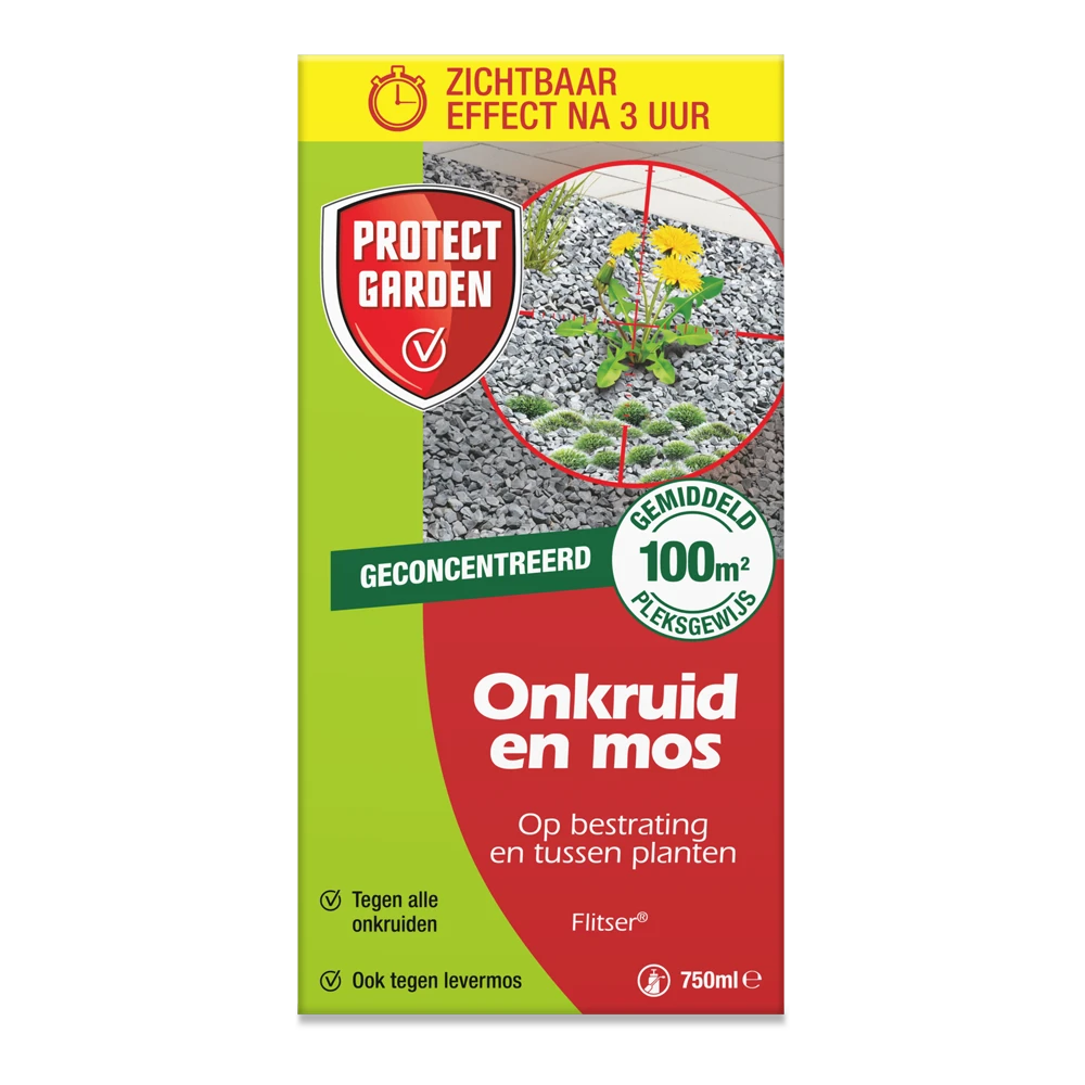 Protect Garden Flitser Concentraat 750ml - Onkruid En Aanslag 3 Protect Garden Flitser Concentraat 750ml - Onkruid En Aanslag