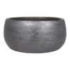 Plantenschaal Mira - D34 X H15cm - Antraciet -Plant Benodigdheden Winkel schaal mira d34 h15cm industrieel plantenschaal antraciet 1