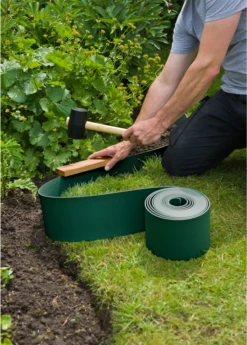 Tuinborderrand PE Groen 3mm - 10x0,15m - Nature -Plant Benodigdheden Winkel tuinborderrand pe groen 3mm 10x0 15m nature 4