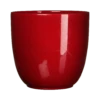 Bloempot Tusca - D35 X H31.5cm - Donkerrood -Plant Benodigdheden Winkel tusca pot rond d rood h31 5xd35cm bloempot 1 4